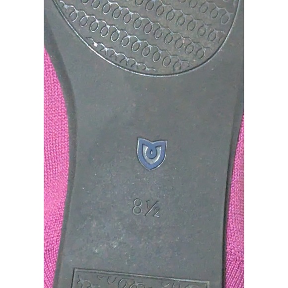 Rothy's Women's Almond Toe Knit Loafer Shoes 8 1/2 Fuchsia - Picture 9 of 9